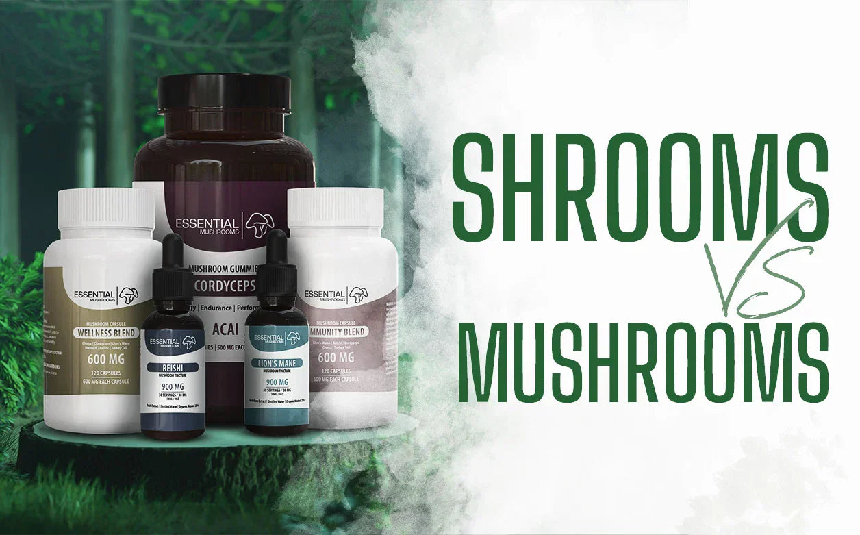 shrooms vs mushrooms