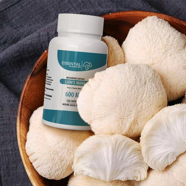 essential mushrooms lions mane mushroom extract gummies lifestyle pic