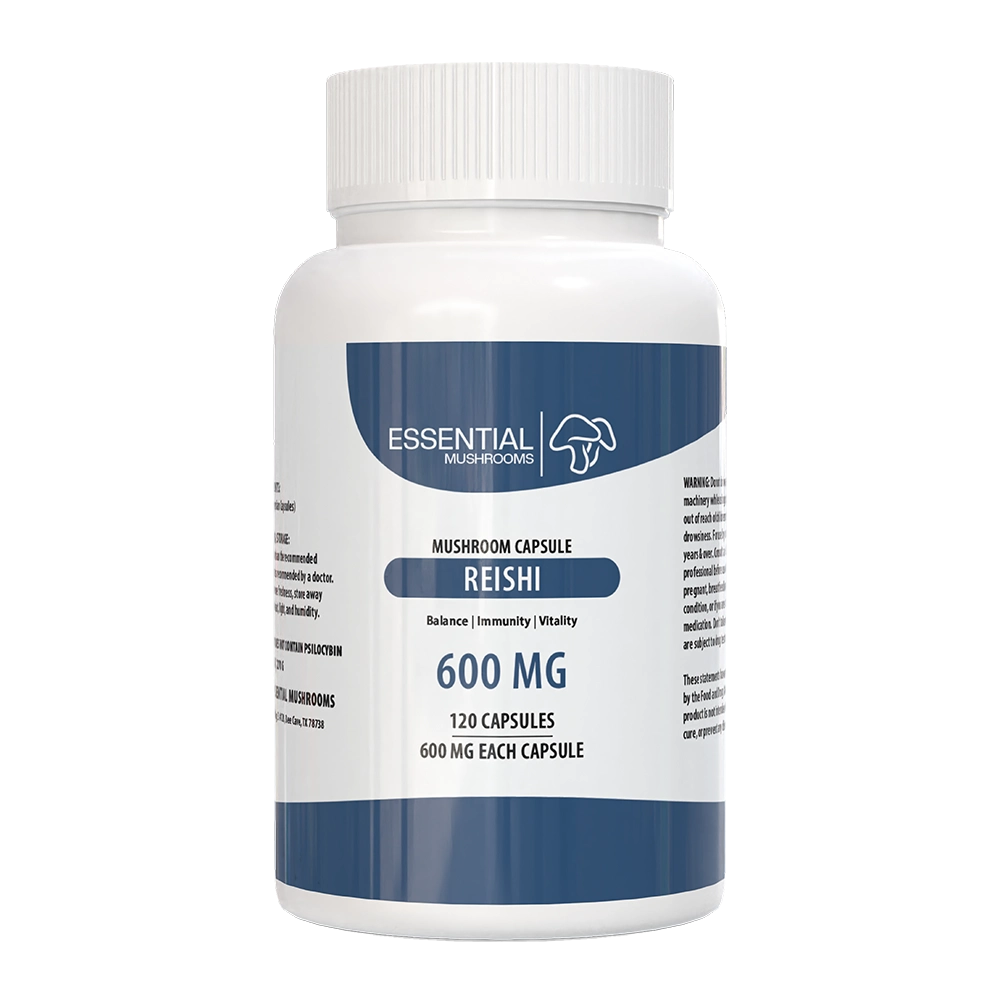 Essential Mushrooms Reishi Mushroom Extract Capsule 600mg