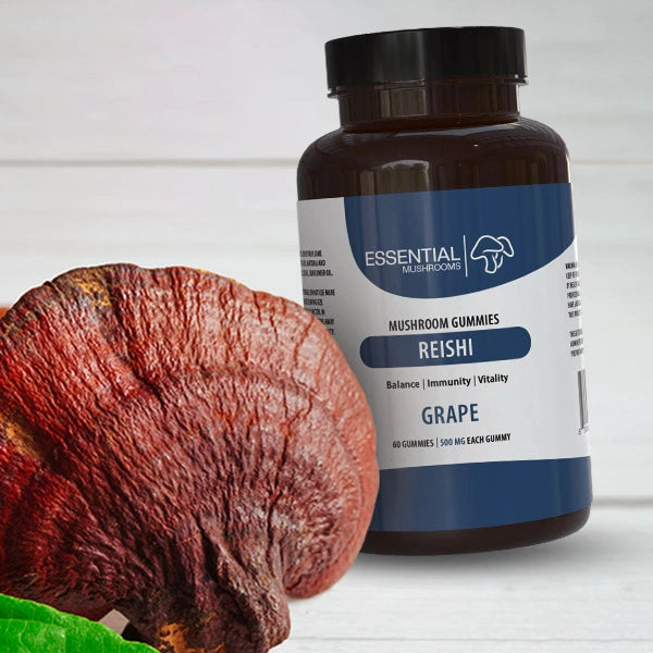 essential mushrooms lions mane mushroom extract gummies lifestyle pic