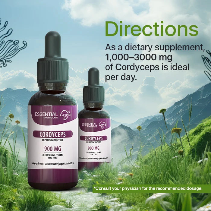 essential mushrooms cordyceps tincture directions pic