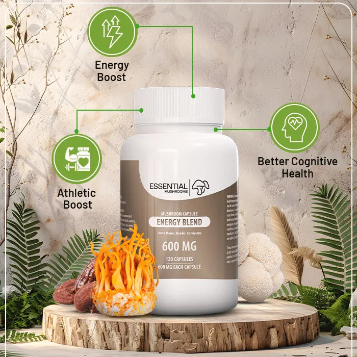 essential mushrooms energy blend capsules benefits pic