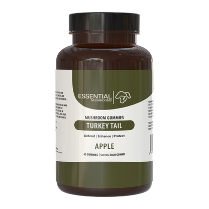 Essential Mushrooms Turkey Tail Mushroom Extract Gummies 500mg