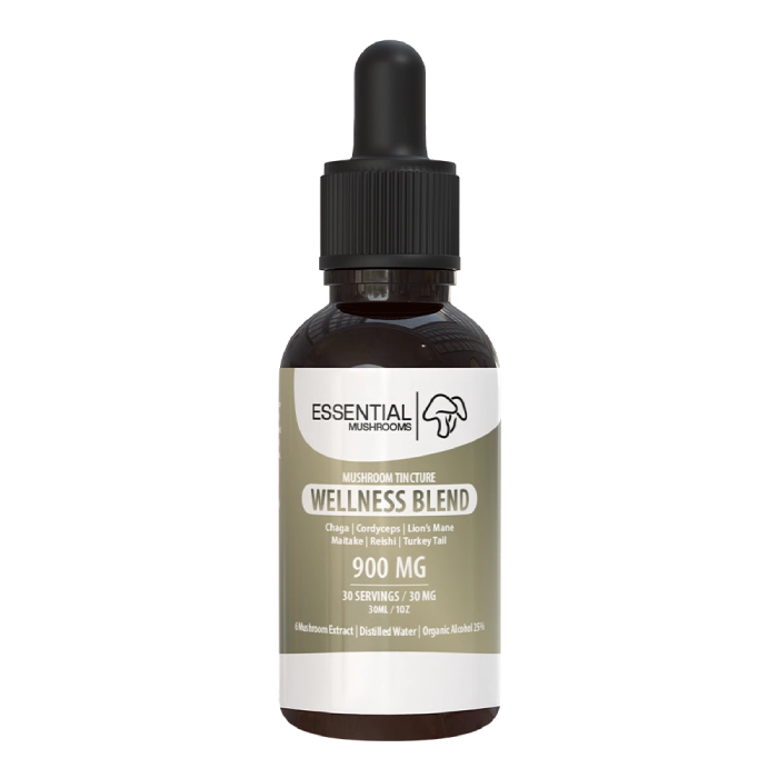 Essential Mushrooms Wellness Blend Mushroom 900MG Tincture